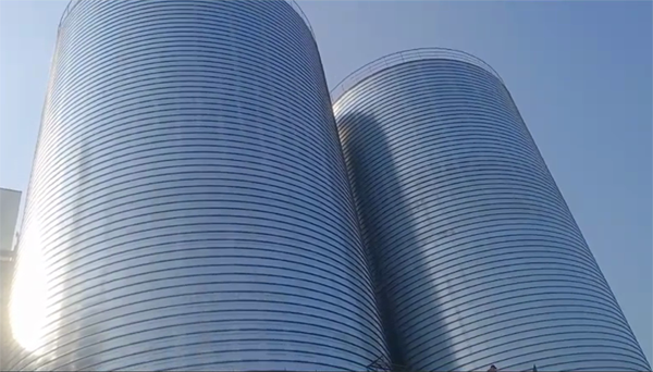 肇源2座混凝土高架卷板仓